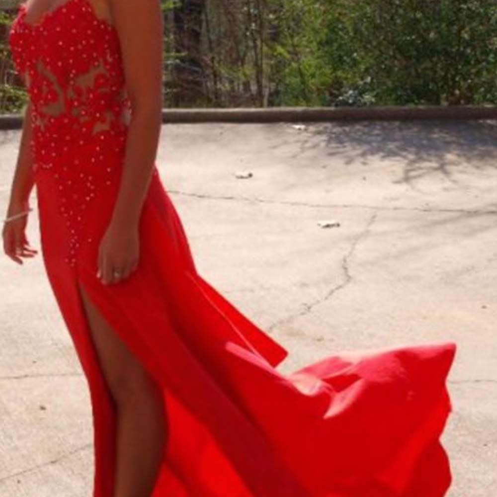 Red Jovani Gown
